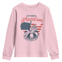 Chill The Fourth Out Youth Sweatshirt Funny Statue of Liberty 4th of July