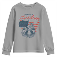 Chill The Fourth Out Youth Sweatshirt Funny Statue of Liberty 4th of July