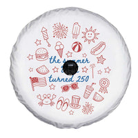 The Summer USA Turned 250 Spare Tire Cover 250 Years America Anniversary 4th of July