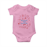 The Summer USA Turned 250 Baby Onesie 250 Years America Anniversary 4th of July