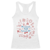 The Summer USA Turned 250 Racerback Tank Top 250 Years America Anniversary 4th of July