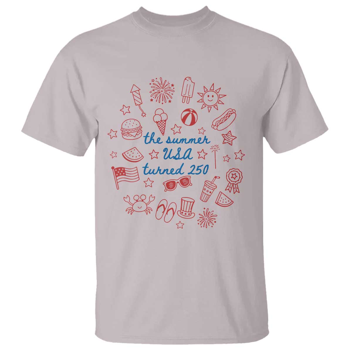 The Summer USA Turned 250 T Shirt 250 Years America Anniversary 4th of July