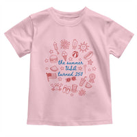 The Summer USA Turned 250 Toddler T Shirt 250 Years America Anniversary 4th of July