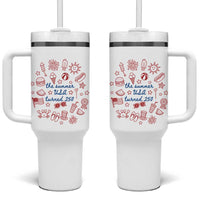 The Summer USA Turned 250 Tumbler With Handle 250 Years America Anniversary 4th of July