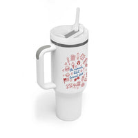 The Summer USA Turned 250 Tumbler With Handle 250 Years America Anniversary 4th of July