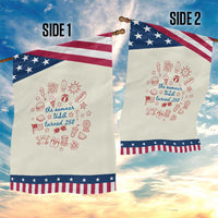 The Summer USA Turned 250 Patriotic Garden Flag 250 Years America Anniversary 4th of July