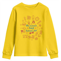 The Summer USA Turned 250 Youth Sweatshirt 250 Years America Anniversary 4th of July