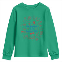 The Summer USA Turned 250 Youth Sweatshirt 250 Years America Anniversary 4th of July