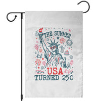 250 Years America Anniversary Statue of Liberty Garden Flag The Summer USA Turned 250
