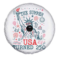 250 Years America Anniversary Statue of Liberty Spare Tire Cover The Summer USA Turned 250