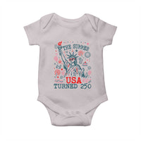 250 Years America Anniversary Statue of Liberty Baby Onesie The Summer USA Turned 250