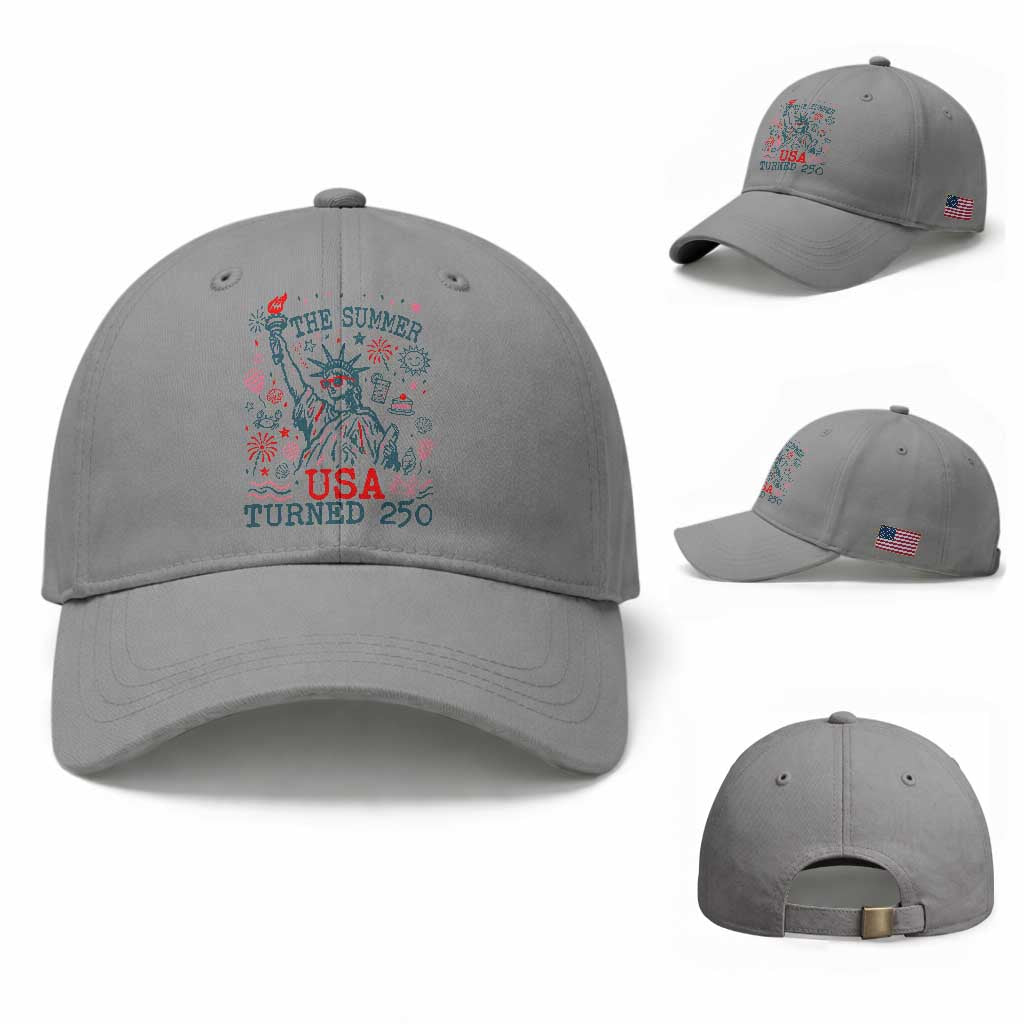 250 Years America Anniversary Statue of Liberty Baseball Cap The Summer USA Turned 250
