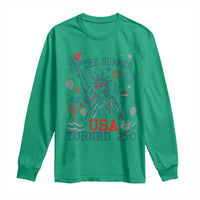 250 Years America Anniversary Statue of Liberty Long Sleeve Shirt The Summer USA Turned 250