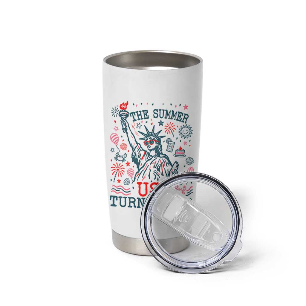 250 Years America Anniversary Statue of Liberty Tumbler Cup The Summer USA Turned 250