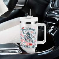 250 Years America Anniversary Statue of Liberty Tumbler With Handle The Summer USA Turned 250