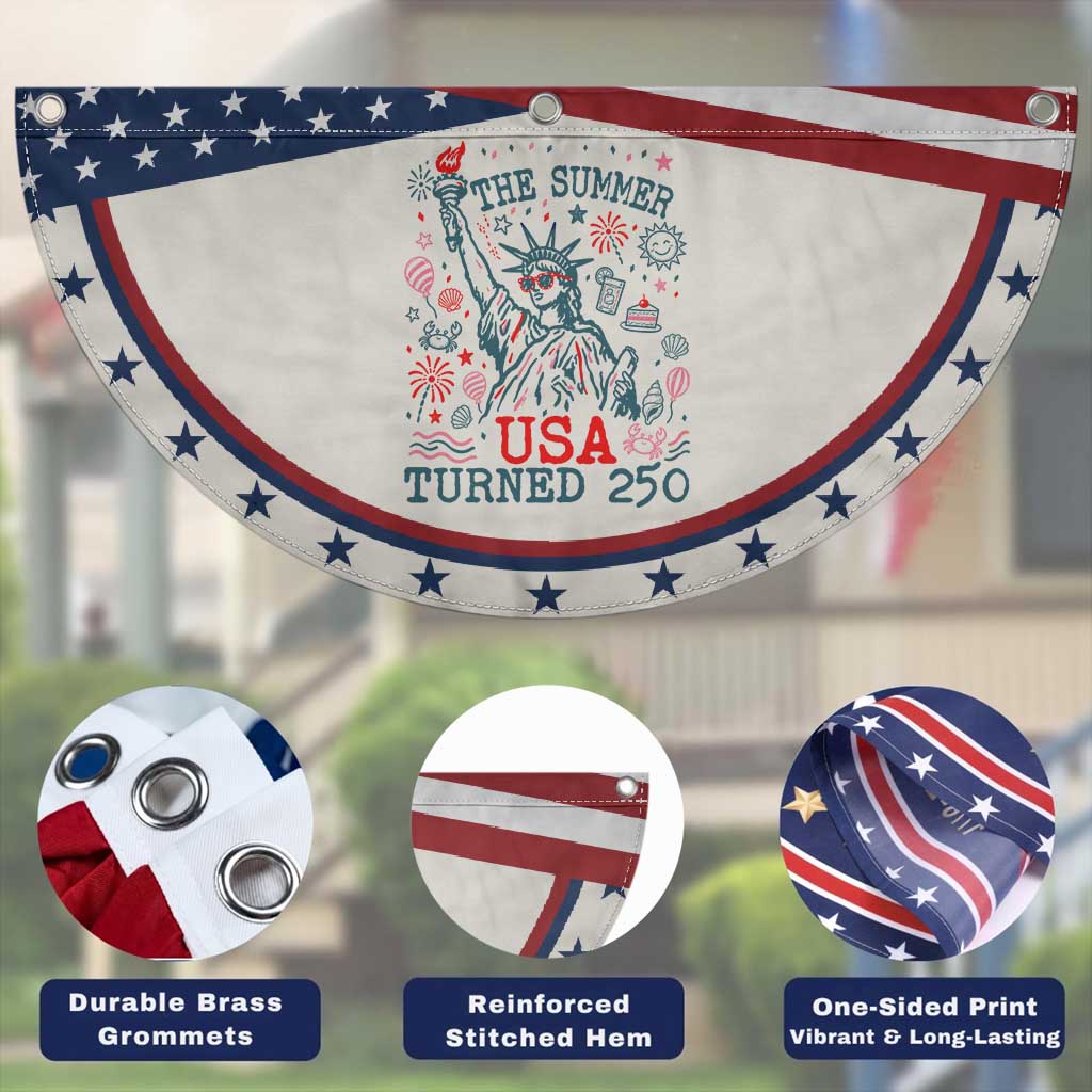 Chill The Fourth Out Patriotic Fan Flag Funny Statue of Liberty 4th of July