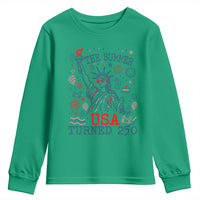 250 Years America Anniversary Statue of Liberty Youth Sweatshirt The Summer USA Turned 250