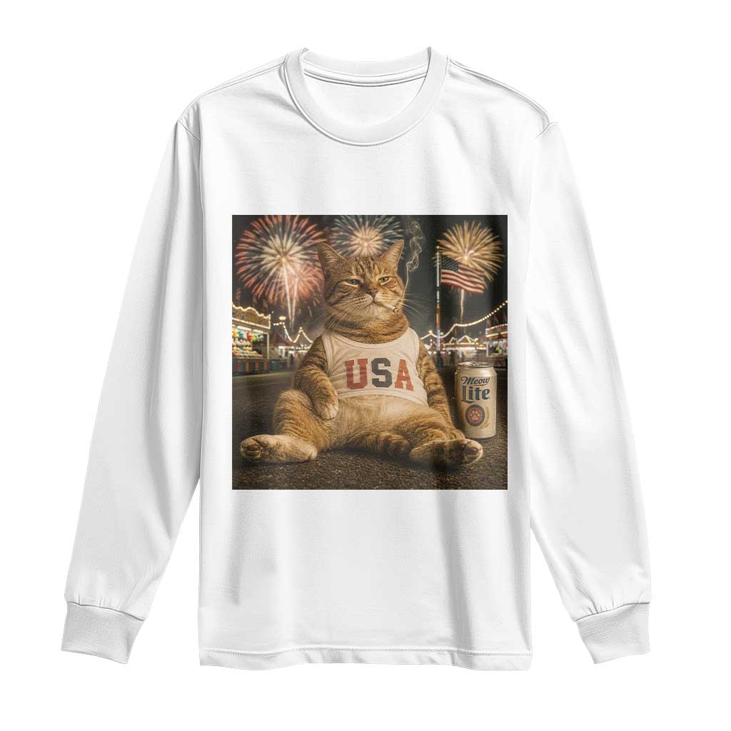 USA 250th Anniversary Statue of Liberty Long Sleeve Shirt The Summer USA Turned 250