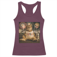 USA 250th Anniversary Statue of Liberty Racerback Tank Top The Summer USA Turned 250