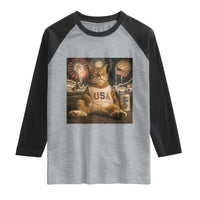USA 250th Anniversary Statue of Liberty Raglan Shirt The Summer USA Turned 250