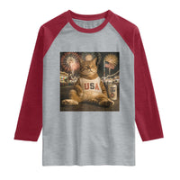 USA 250th Anniversary Statue of Liberty Raglan Shirt The Summer USA Turned 250