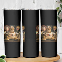USA 250th Anniversary Statue of Liberty Skinny Tumbler The Summer USA Turned 250