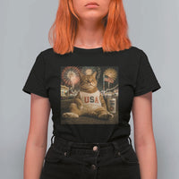USA 250th Anniversary Statue of Liberty T Shirt For Women The Summer USA Turned 250