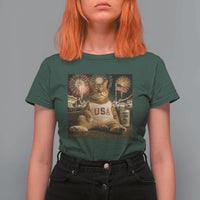 USA 250th Anniversary Statue of Liberty T Shirt For Women The Summer USA Turned 250