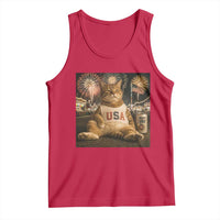USA 250th Anniversary Statue of Liberty Tank Top The Summer USA Turned 250