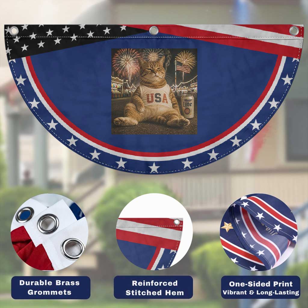 The Summer USA Turned 250 Patriotic Fan Flag 250 Years America Anniversary 4th of July