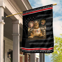 USA 250th Anniversary Statue of Liberty Patriotic Garden Flag The Summer USA Turned 250