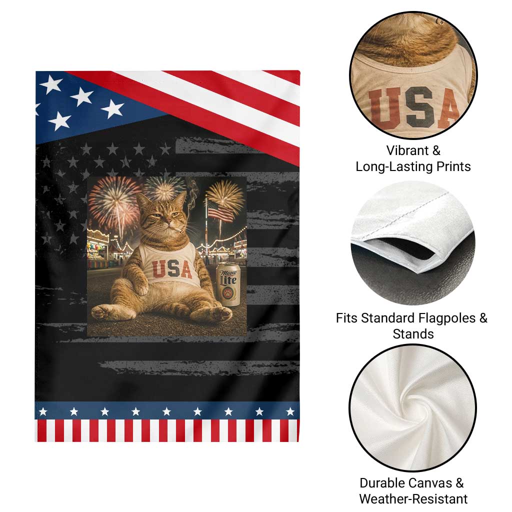 USA 250th Anniversary Statue of Liberty Patriotic Garden Flag The Summer USA Turned 250
