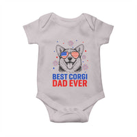 Best Corgi Dad Ever Baby Onesie Funny Dog Lover Dad 4th Of July