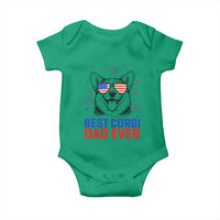 Best Corgi Dad Ever Baby Onesie Funny Dog Lover Dad 4th Of July
