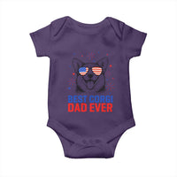 Best Corgi Dad Ever Baby Onesie Funny Dog Lover Dad 4th Of July