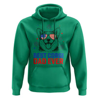 Best Corgi Dad Ever Hoodie Funny Dog Lover Dad 4th Of July