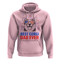 Best Corgi Dad Ever Hoodie Funny Dog Lover Dad 4th Of July