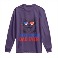 Best Corgi Dad Ever Long Sleeve Shirt Funny Dog Lover Dad 4th Of July