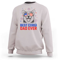 Best Corgi Dad Ever Sweatshirt Funny Dog Lover Dad 4th Of July