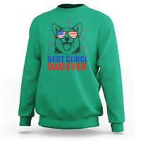 Best Corgi Dad Ever Sweatshirt Funny Dog Lover Dad 4th Of July