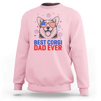 Best Corgi Dad Ever Sweatshirt Funny Dog Lover Dad 4th Of July