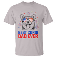 Best Corgi Dad Ever T Shirt Funny Dog Lover Dad 4th Of July