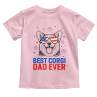 Best Corgi Dad Ever Toddler T Shirt Funny Dog Lover Dad 4th Of July