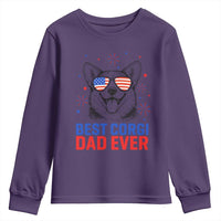 Best Corgi Dad Ever Youth Sweatshirt Funny Dog Lover Dad 4th Of July