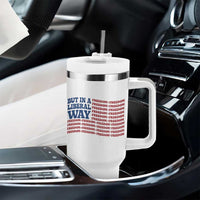 USA But In A Liberal Way 4th of July Tumbler With Handle Feminist Women's Rights Freedom