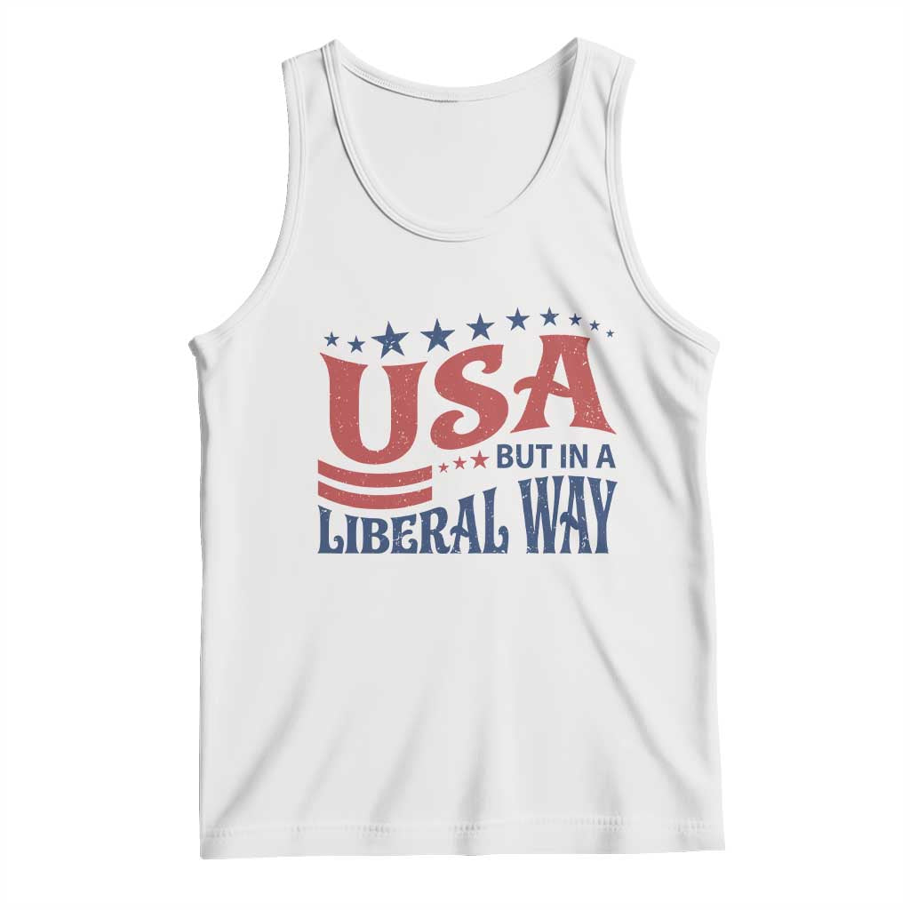 USA But In A Liberal Way 4th of July Tank Top Feminist Women's Rights