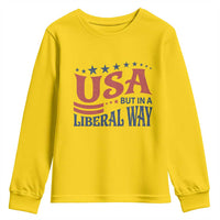 USA But In A Liberal Way 4th of July Youth Sweatshirt Feminist Women's Rights