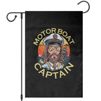 Funny Pontoon Boating Motor Boatin Lake Garden Flag Motor Boat Captain - Wonder Print Shop