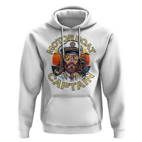 Funny Pontoon Boating Motor Boatin Lake Hoodie Motor Boat Captain - Wonder Print Shop