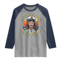 Funny Pontoon Boating Motor Boatin Lake Raglan Shirt Motor Boat Captain - Wonder Print Shop